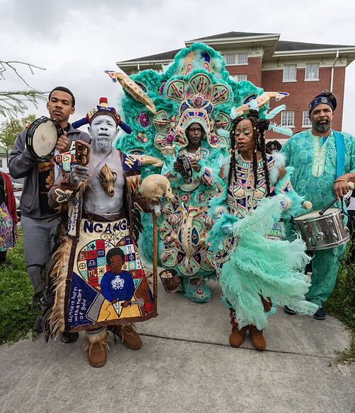 Golden Feather Hunters, Black Masking Indian Tribe .jpg
