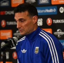 Scaloni habló en conferencia de prensa