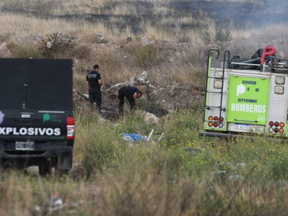 Explosión e incendio cerca del Club Midgistas del Sur