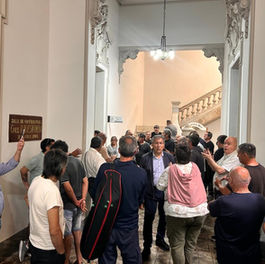 En la Municipalidad: taxistas pidieron igualdad con choferes de Uber