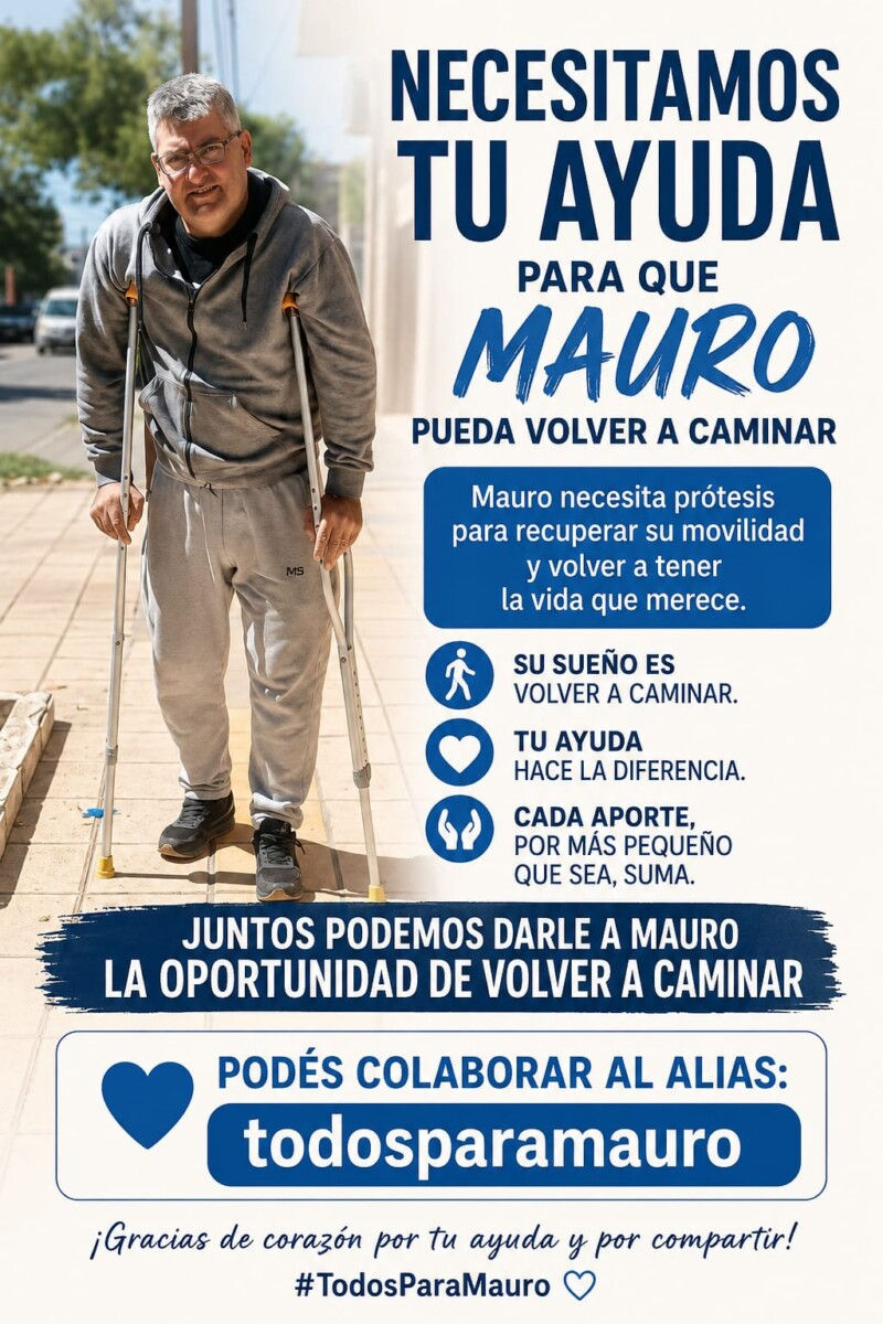 La obra social no le da soluciones; necesita $ 16 millones para operarse