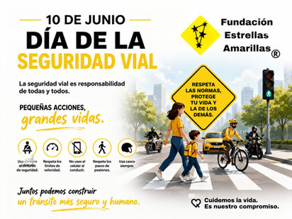 Día de la Seguridad Vial: Estrellas Amarillas sigue concientizando