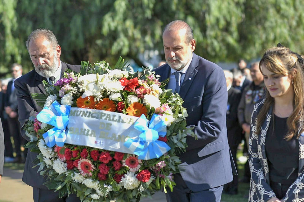 Susbielles: “la comunidad de Bahía Blanca está impregnada de los mismos valores que ustedes tuvieron en Malvinas” 