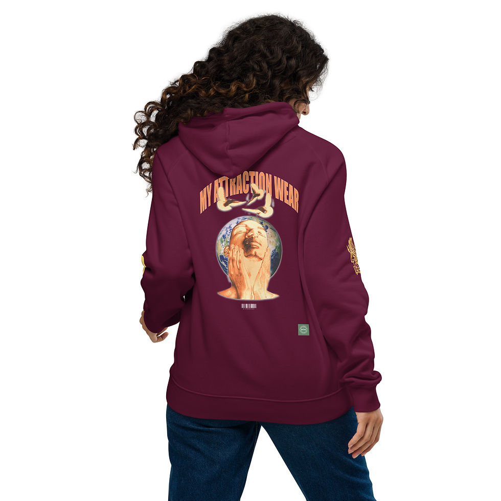 Thumbnail: Unisex eco raglan hoodie