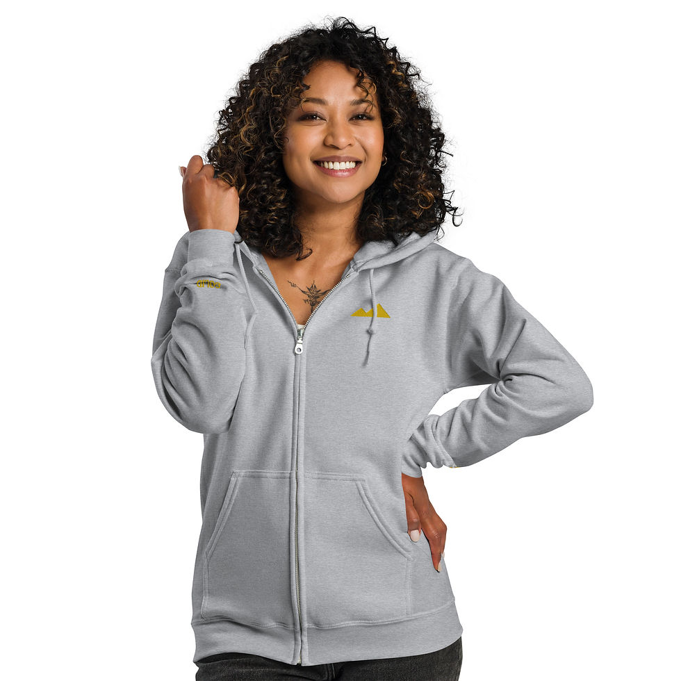 Thumbnail: Solid Pyramid Unisex heavy blend zip hoodie