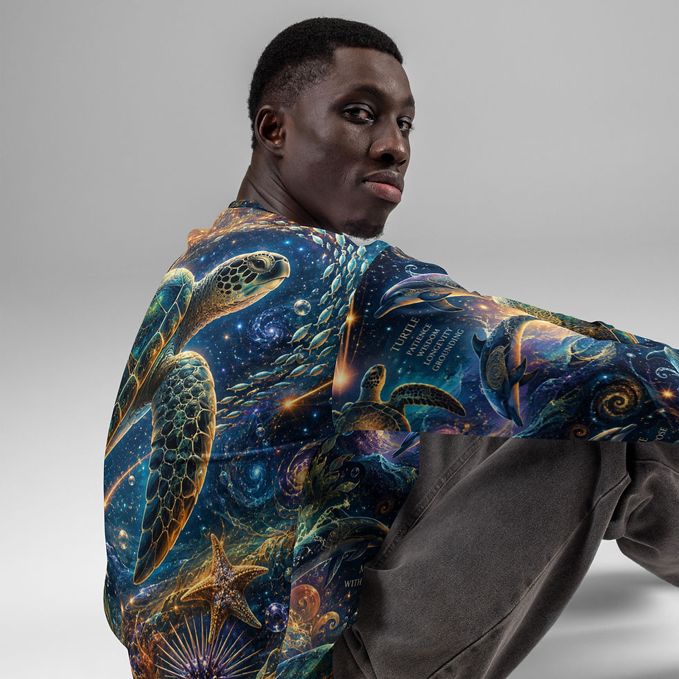 Thumbnail: Feel connected to the elements in this Unisex Sweatshirt