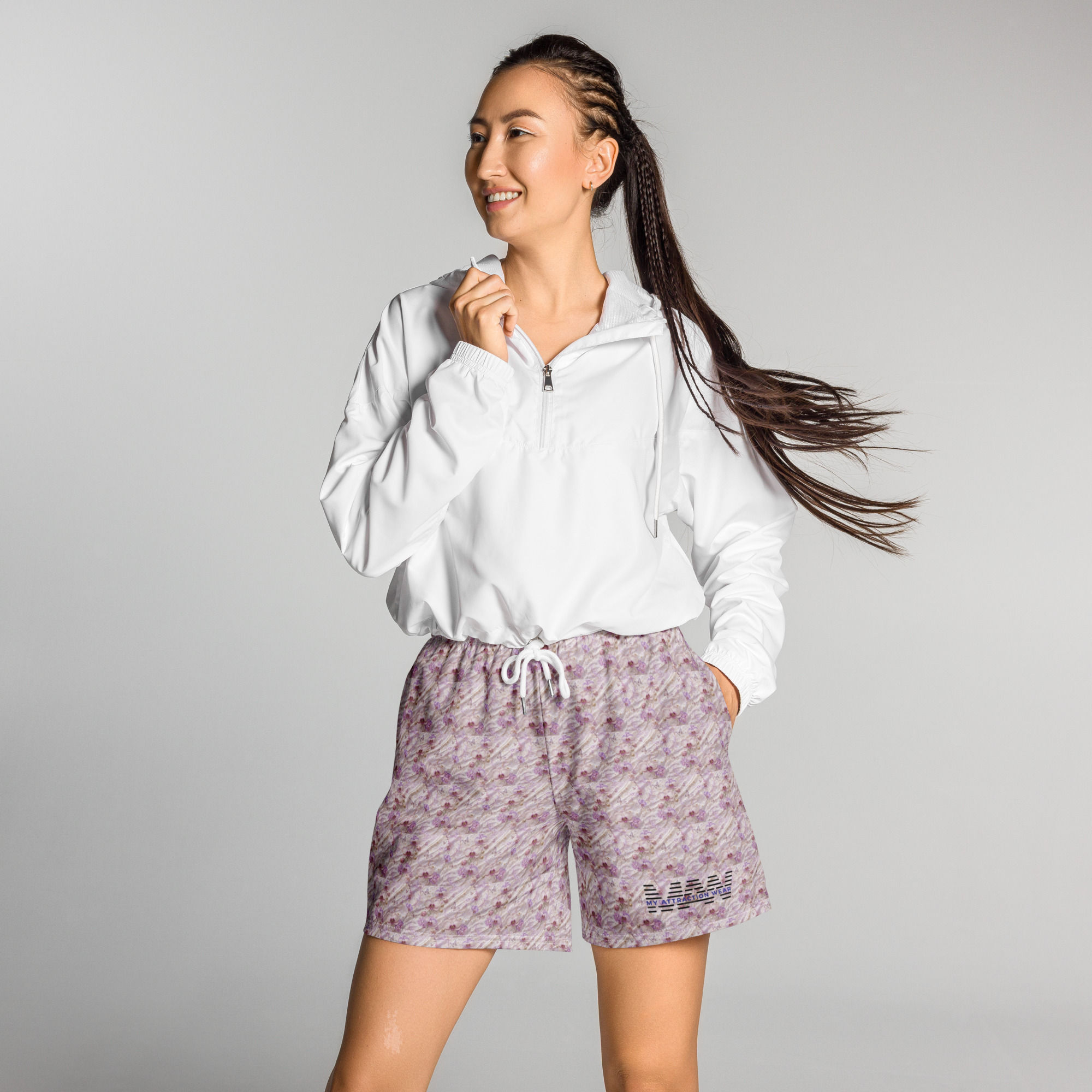 Orchids of love and abundance Athletic Long Shorts