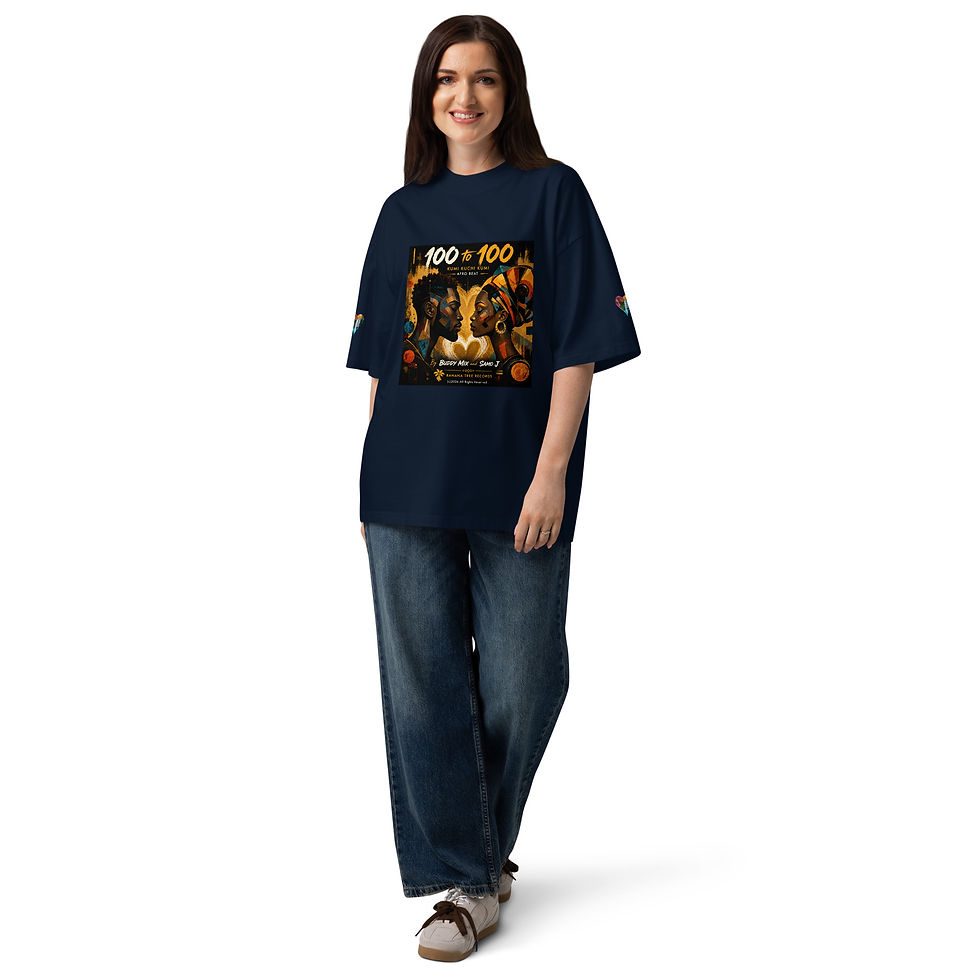 Thumbnail: 100 to 100 Kumi kuchi kumi new release from Uganda organic high neck t-shirt