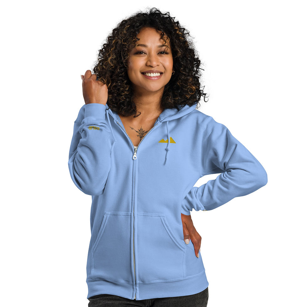 Thumbnail: Solid Pyramid Unisex heavy blend zip hoodie
