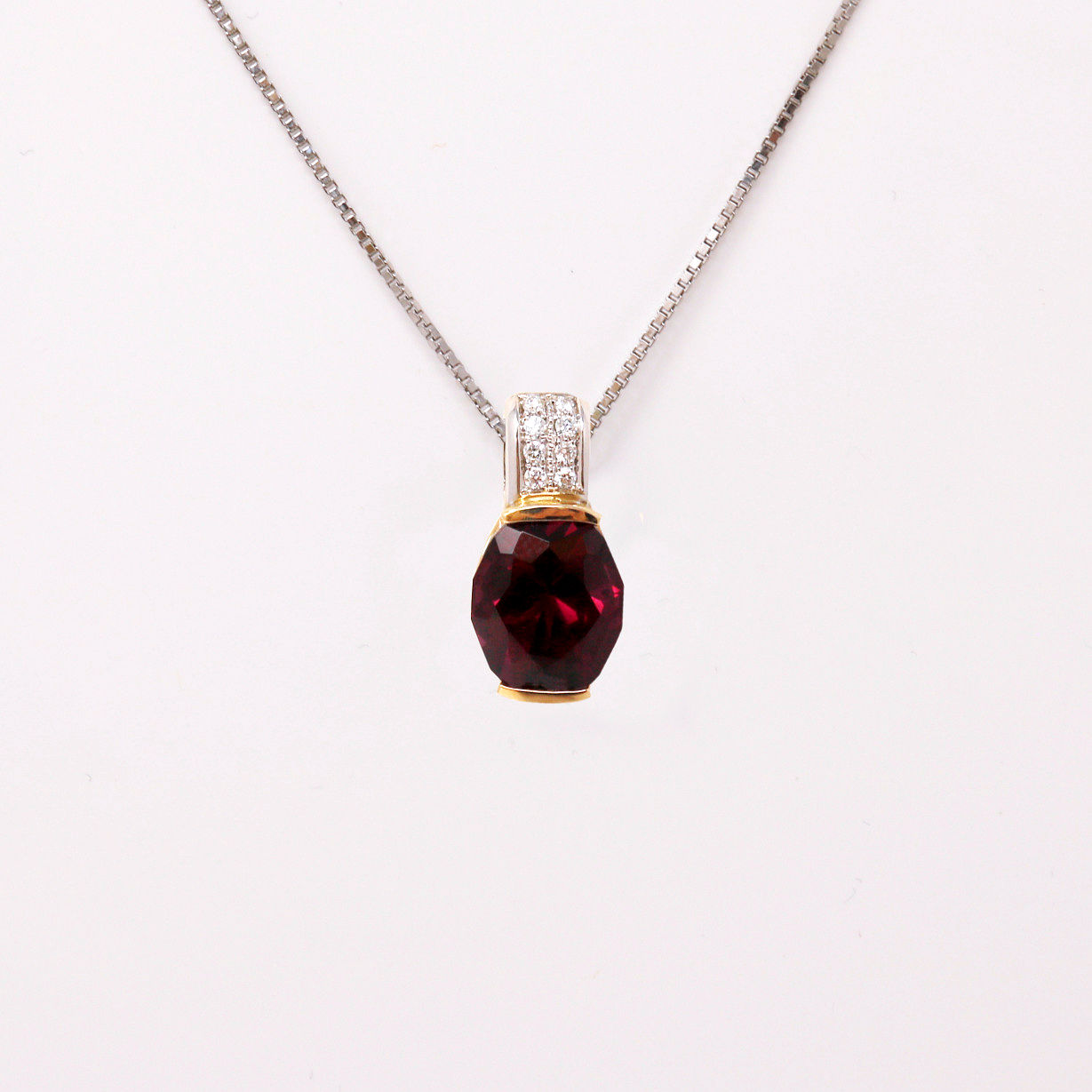 Rhodolite Garnet Pendant