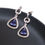 Thumbnail: Tanzanite & Diamond Earrings