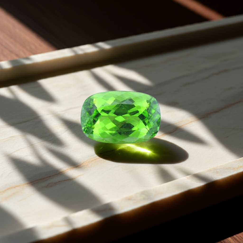 Loose Cushion Cut Peridot