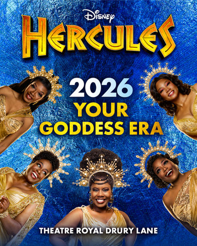 Disney’s Hercules West End 2026 campaign poster