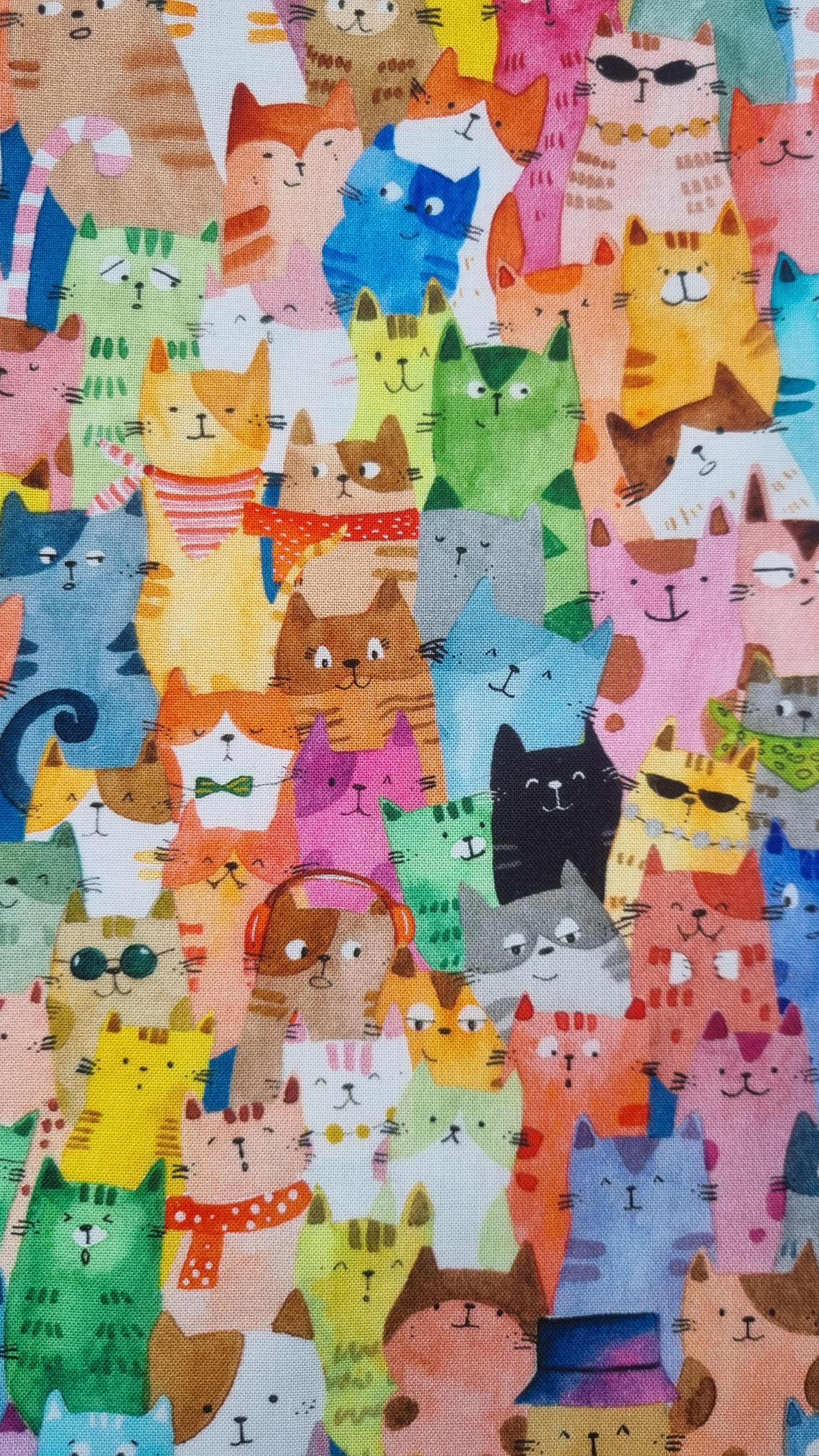 CATS AROUND TOWN - COTTON - FQ