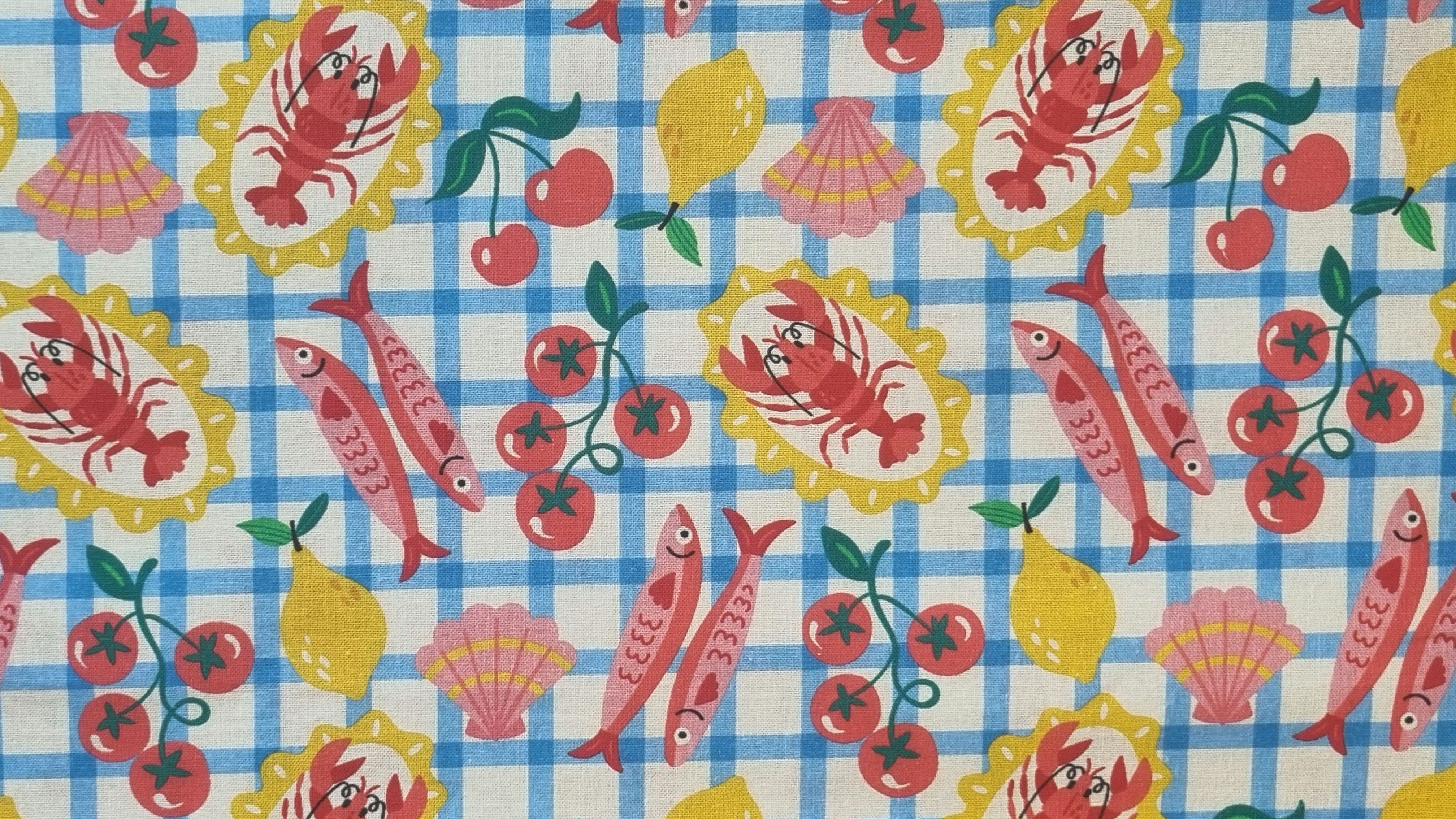 SEAFOOD PICNIC - COTTON - FQ