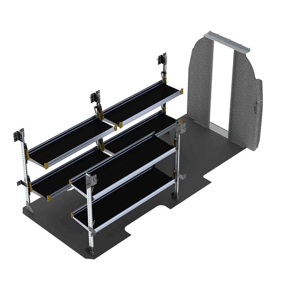 Delivery Van Shelving Package, Mercedes Sprinter, 170” WB – DHL-19