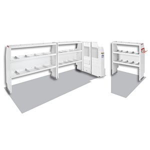 Full-Size, 148 WB Chevy/Gmc Commercial Shelving Package - 600-8120L