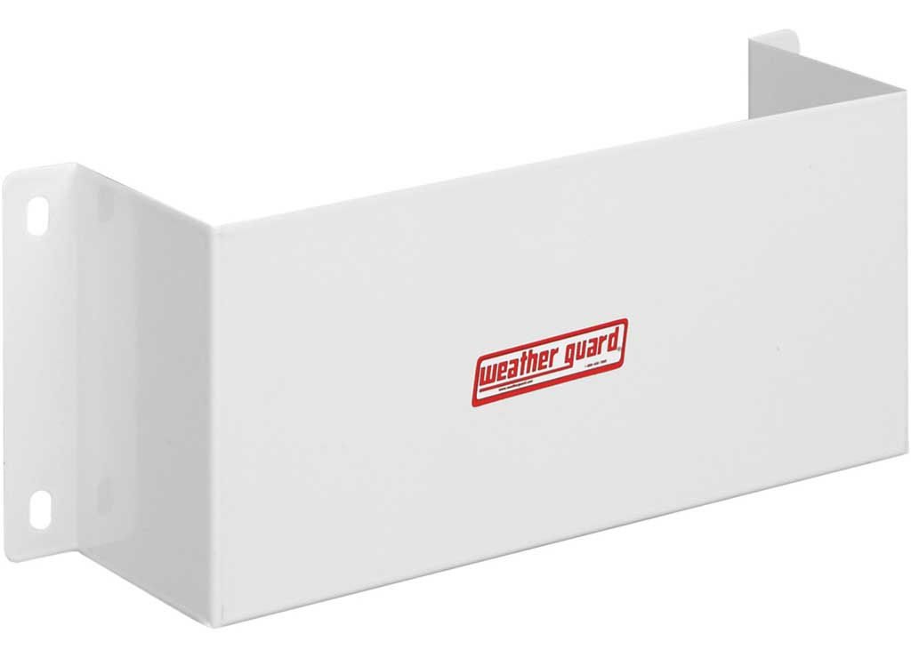 Weather Guard First Aid Kit Holder 11 X 5in - White Steel Finish - 9876-3-01