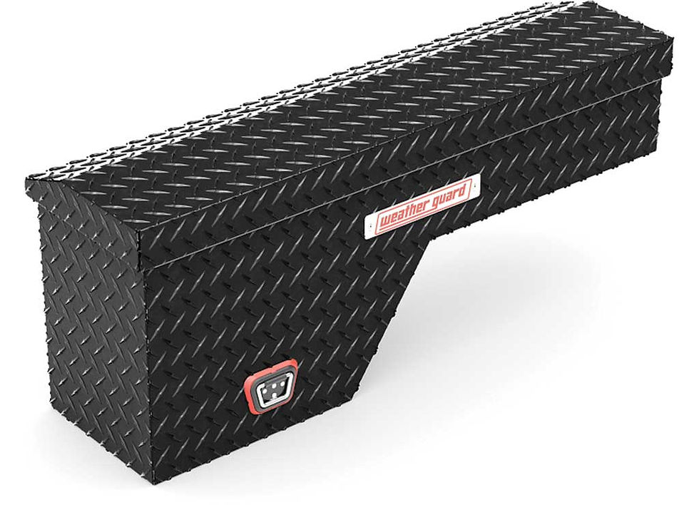 Weather Guard Aluminum Driver Side Wheel Well Box 3.4 Cu Ft - Gloss - 172-5-04