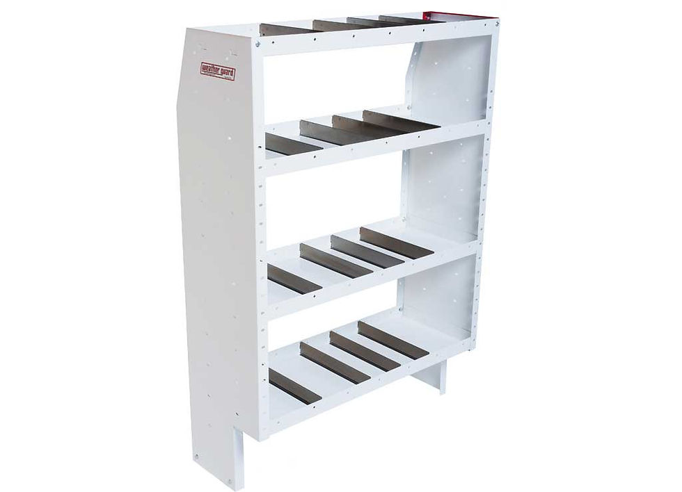 Weather Guard Heavy Duty Adjustable 4 Shelf Unit, 42 In X 60 In X - 9364-3-03