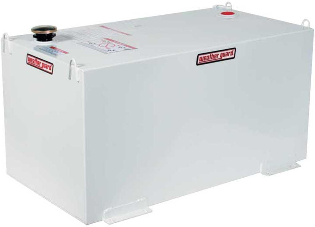 Weather Guard 100-Gallon Steel Fuel Transfer Tank Rectangle For - 358-3-02