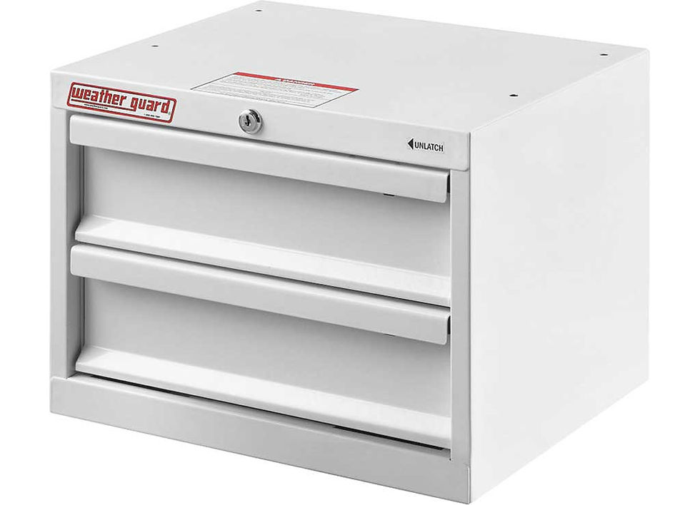 Thumbnail: Weather Guard High Quality Van Storage Cabinet With 2 Drawers 16 X - 9912-3-02