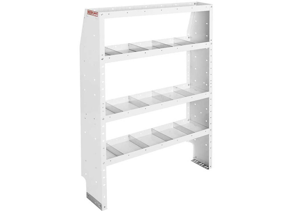 Weather Guard Adjustable 4 Shelf Unit, 42 In X 60 In X 13-1/2 In - 9374-3-03