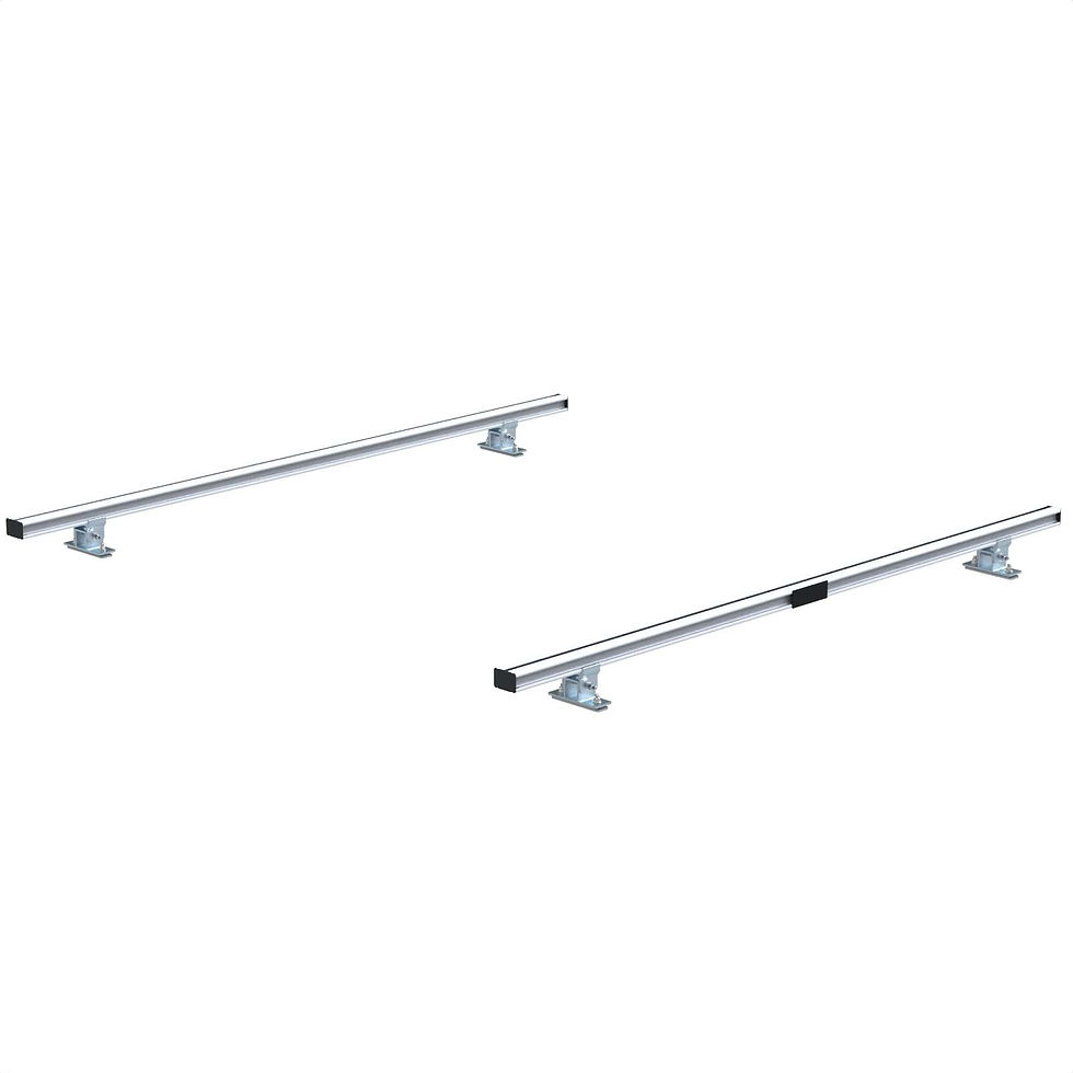 Double Van Rack Cross Bar 72″ w/ Feet Kit | 16-UCD72