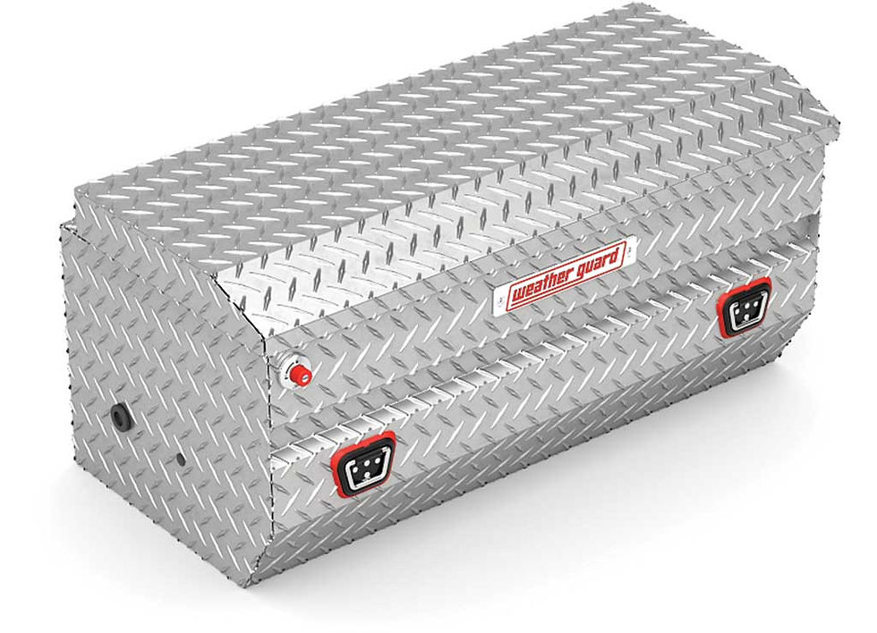 Weather Guard Aluminum All-Purpose Chest Compact 7.0 Cu Ft - Clear - 614-0-04