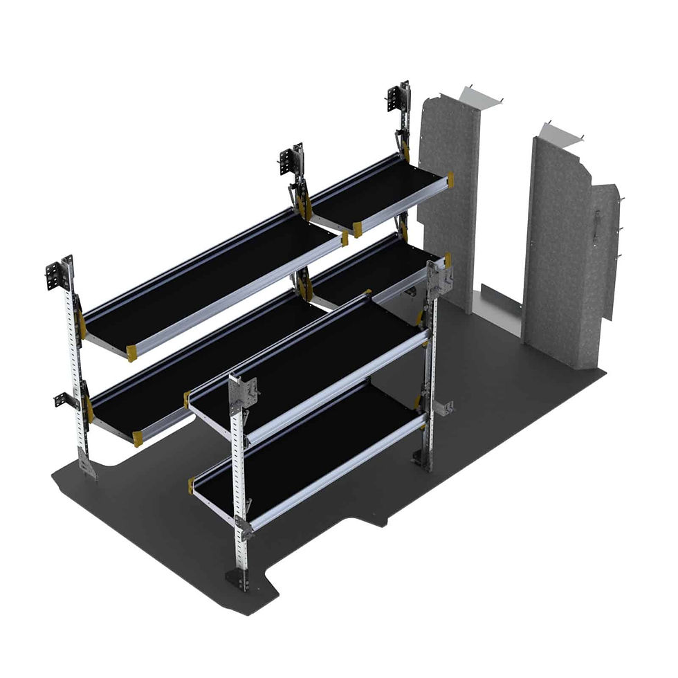 Delivery Van Shelving Package, RAM ProMaster, 159” WB – RPL-19
