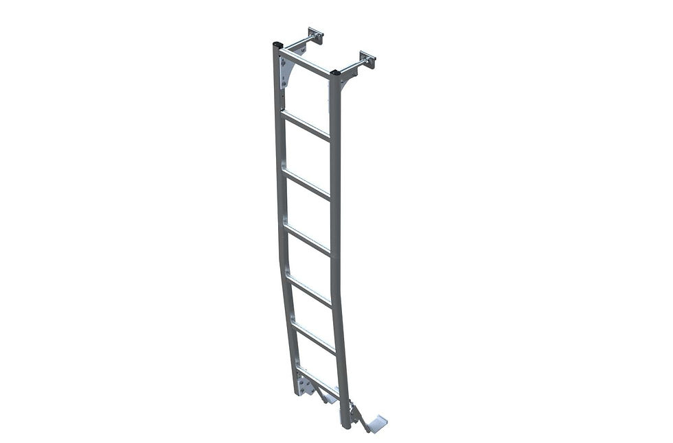 Rear Door Access Ladder, Ford Transit High Roof, AAL-8011 | AAL-8011