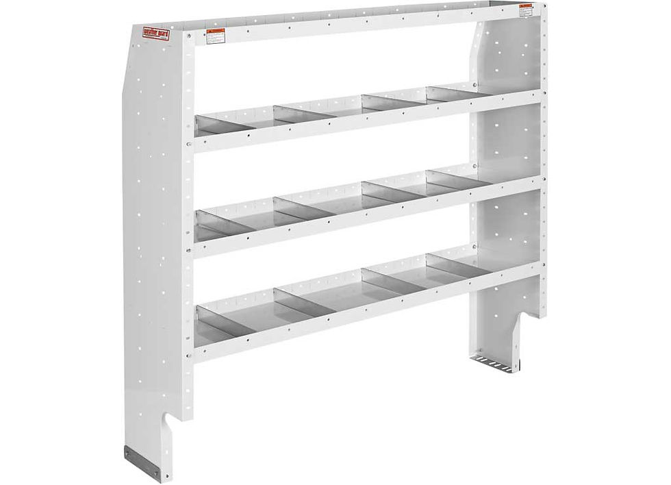 Weather Guard Heavy Duty Adjustable 4 Shelf Unit, 60 In X 60 In X - 9366-3-03