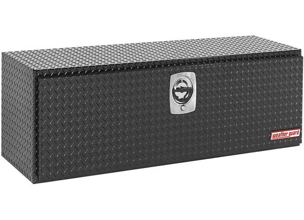 Weather Guard 48 X 18 X 18in Under Bed Aluminum Box Tool Compact 8.6 - 648-5-02