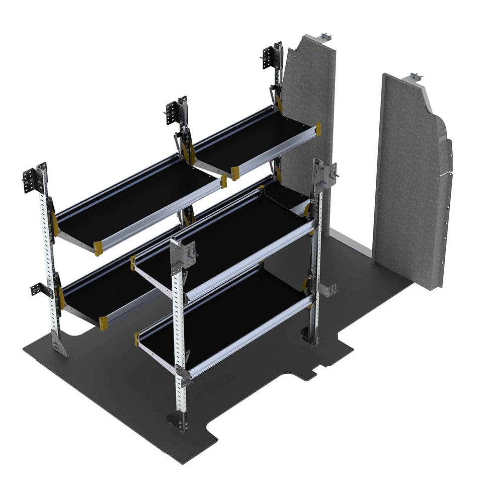 Delivery Van Shelving Package, Ford Transit Med Roof, 130” WB – FTR-19