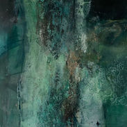 Acrylbild grün