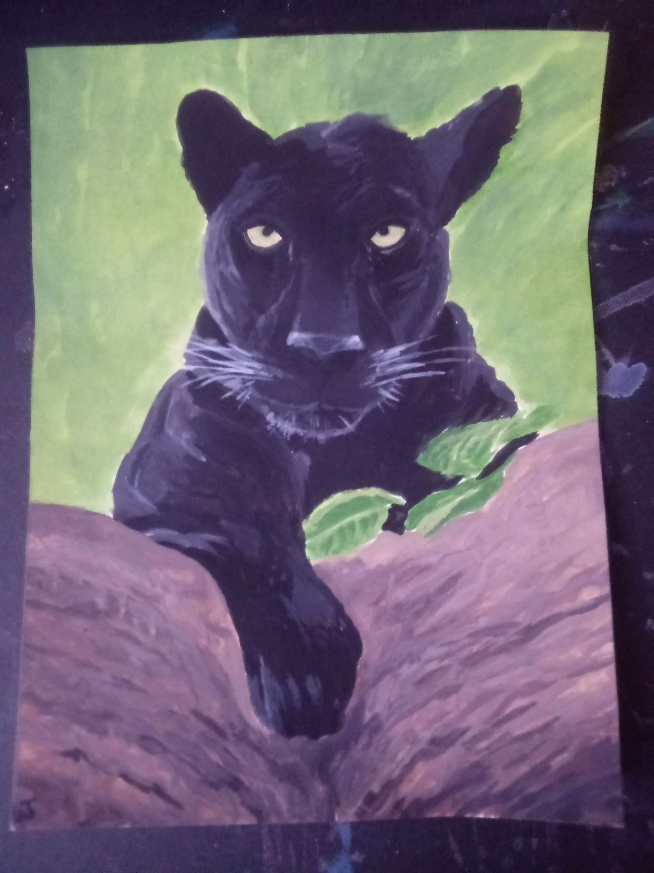 Black Panther 24x36 Canvas Print