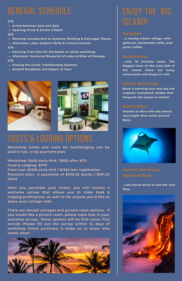 RESTORE Birth Hawaii Retreat Kelly Dungan