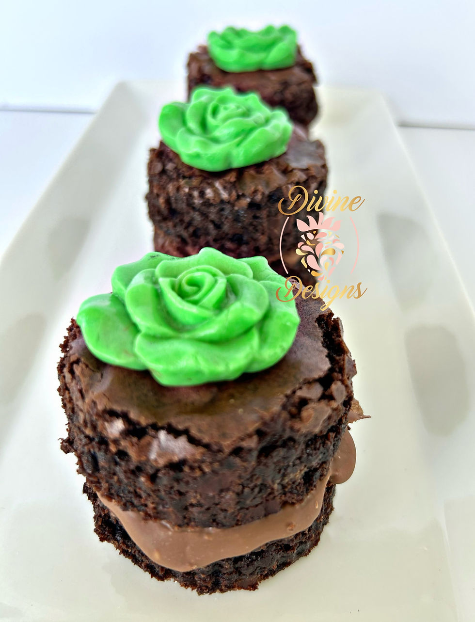 Thumbnail: 1 dozen (12 pieces) Stacked Brownies