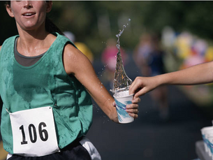 A female Athlete Training In High Humidity