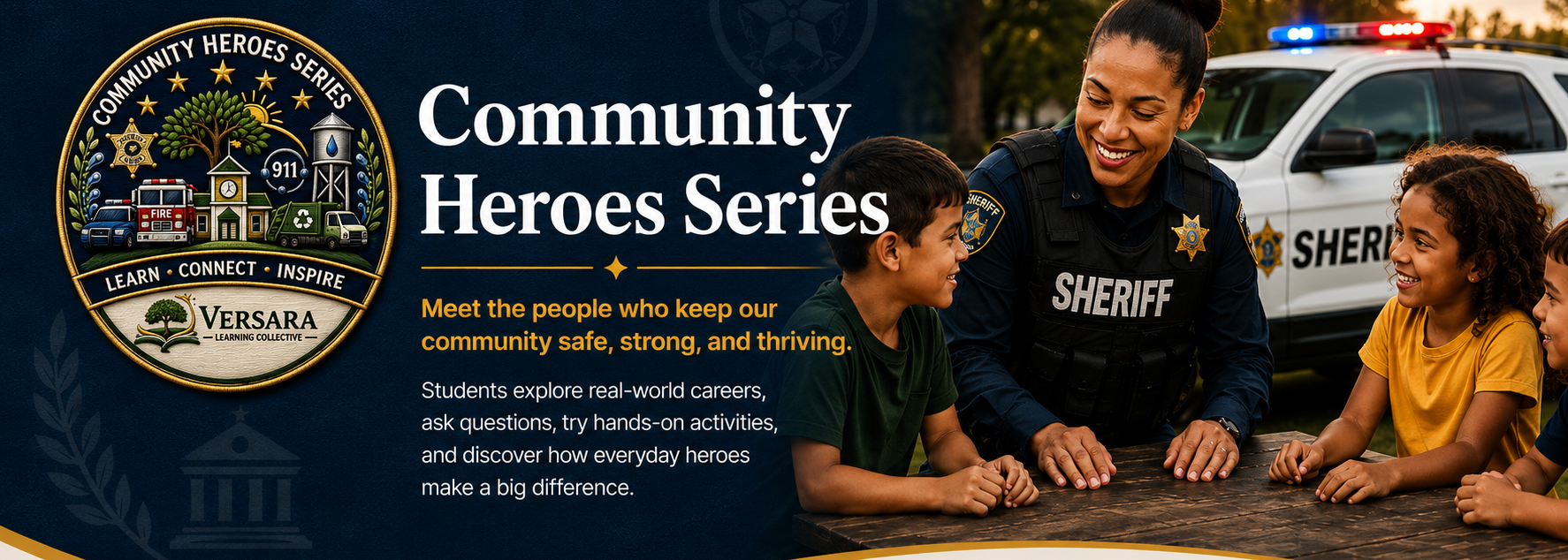 Community Heroes Series badge for homeschool educational experiences