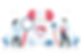 Scientists examine kidneys with a magnifying glass and a test tube. Pills and leaves surround them. Emphasis on kidney health.