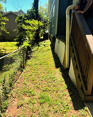 Landscaping Overgrown and Eroding