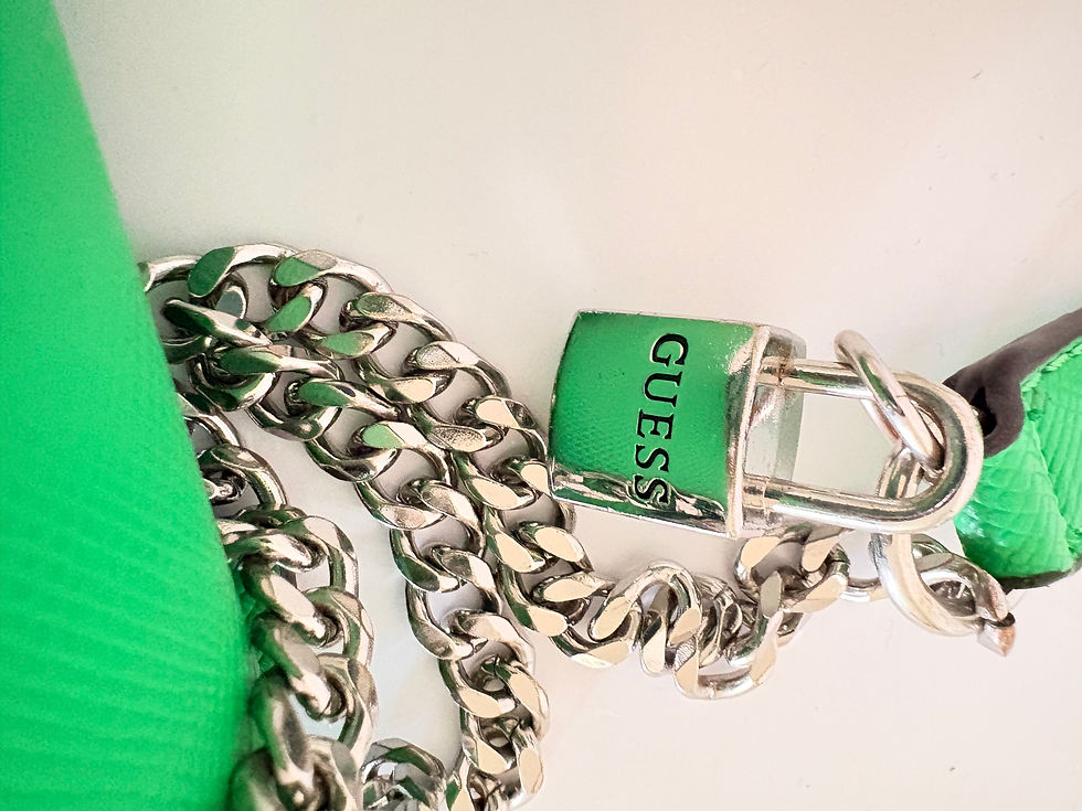 Thumbnail: Guess green handbag hardware
