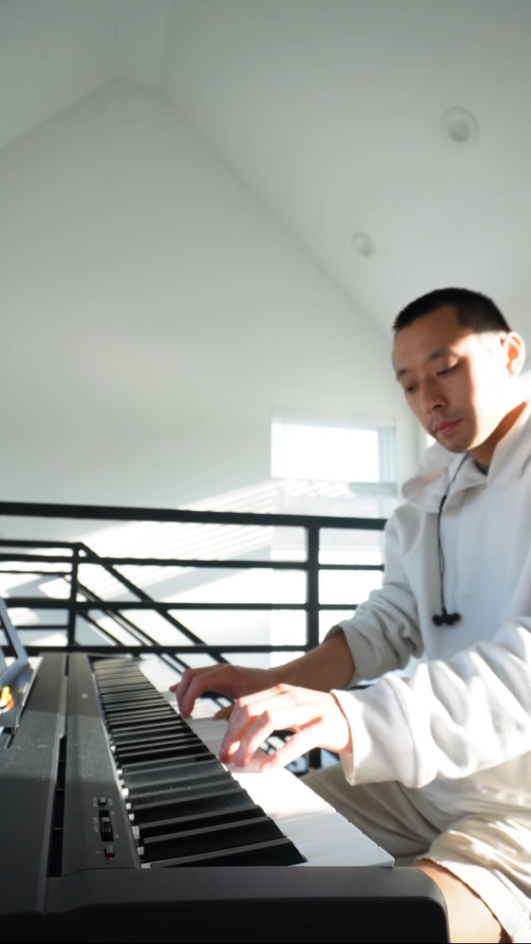 Eric Ching playing piano. Someday We Will Dream About Today (The Sways)