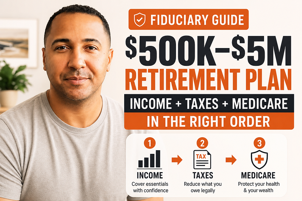 Retirement Planning for $500K–$5M Households: A Tax-Smart Income Blueprint