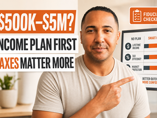 Retirement Planning for $500K–$5M Households: A Fiduciary Playbook for Income, Taxes, Medicare, and Legacy