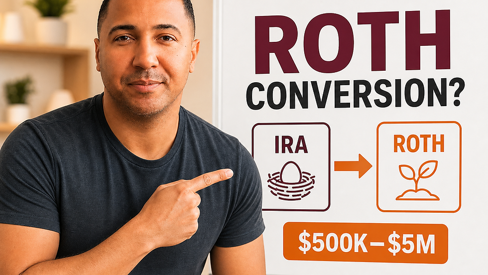 Roth Conversions Before RMDs: A 2026 Guide for $500K-$5M Retirees