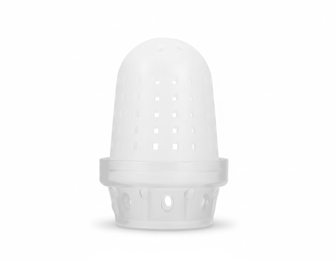 Difusor silencioso de silicona blanco perla universal