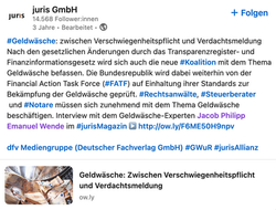 Dr. Jacob Wende im JURIS Magazin