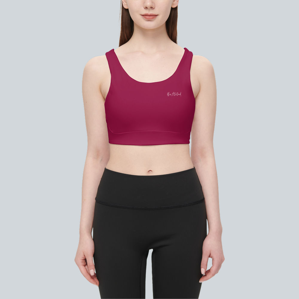 Women's Racerback Sports Bra-Butter Soft Texture - Bohemian